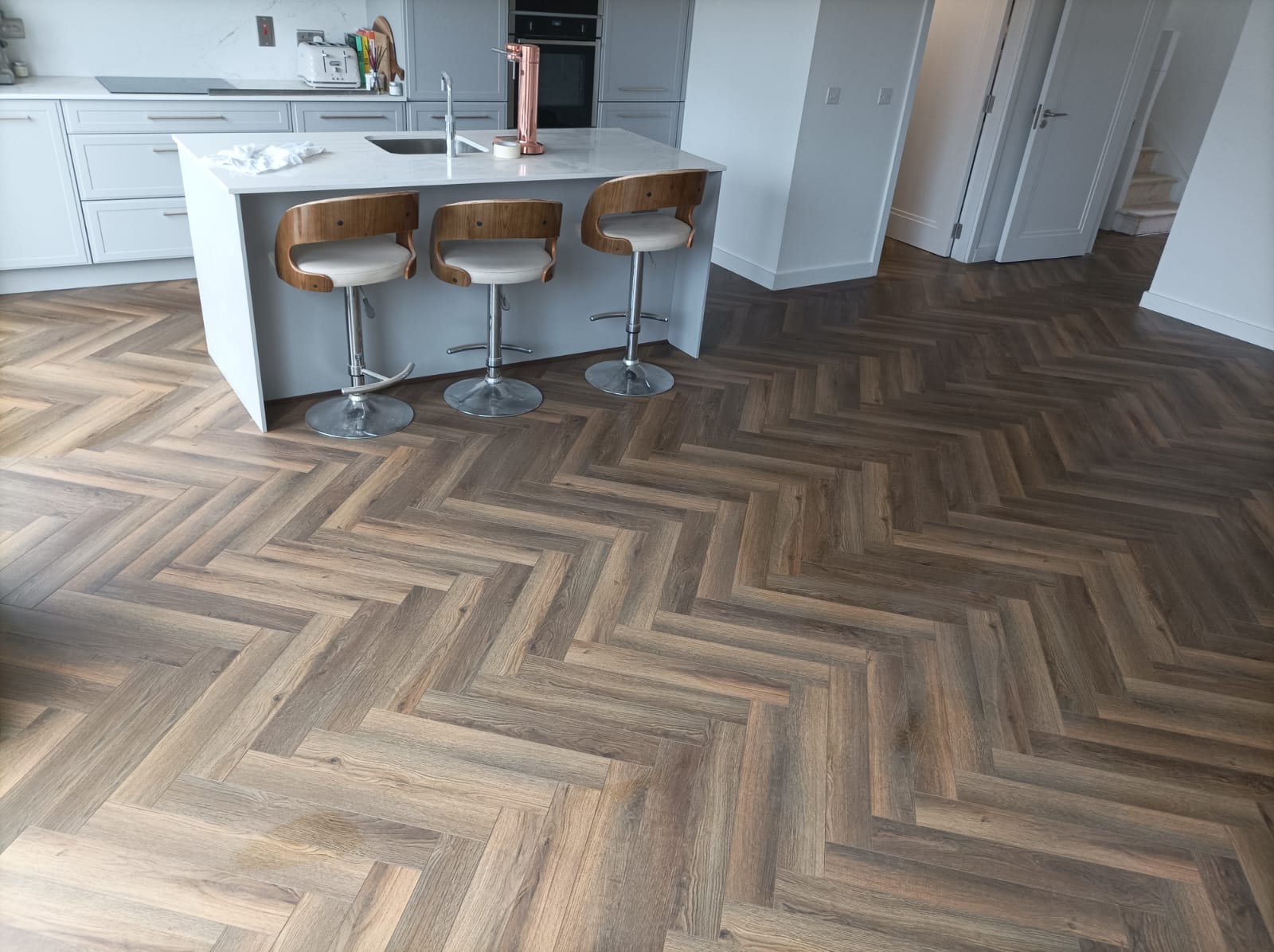 Herringbone Laminate Floor